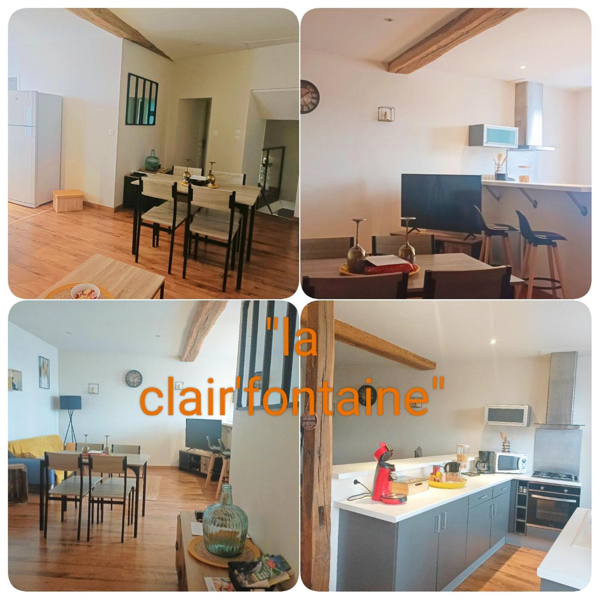 Apartamento La Clair'Fontaine Clairvaux Exterior foto
